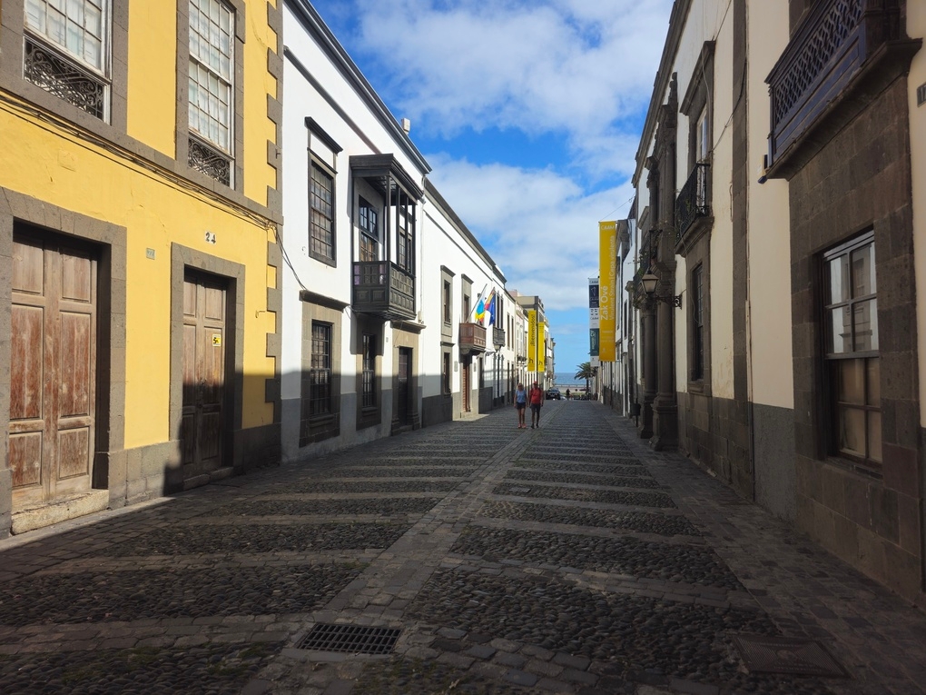 Vista de una calle de Vegueta