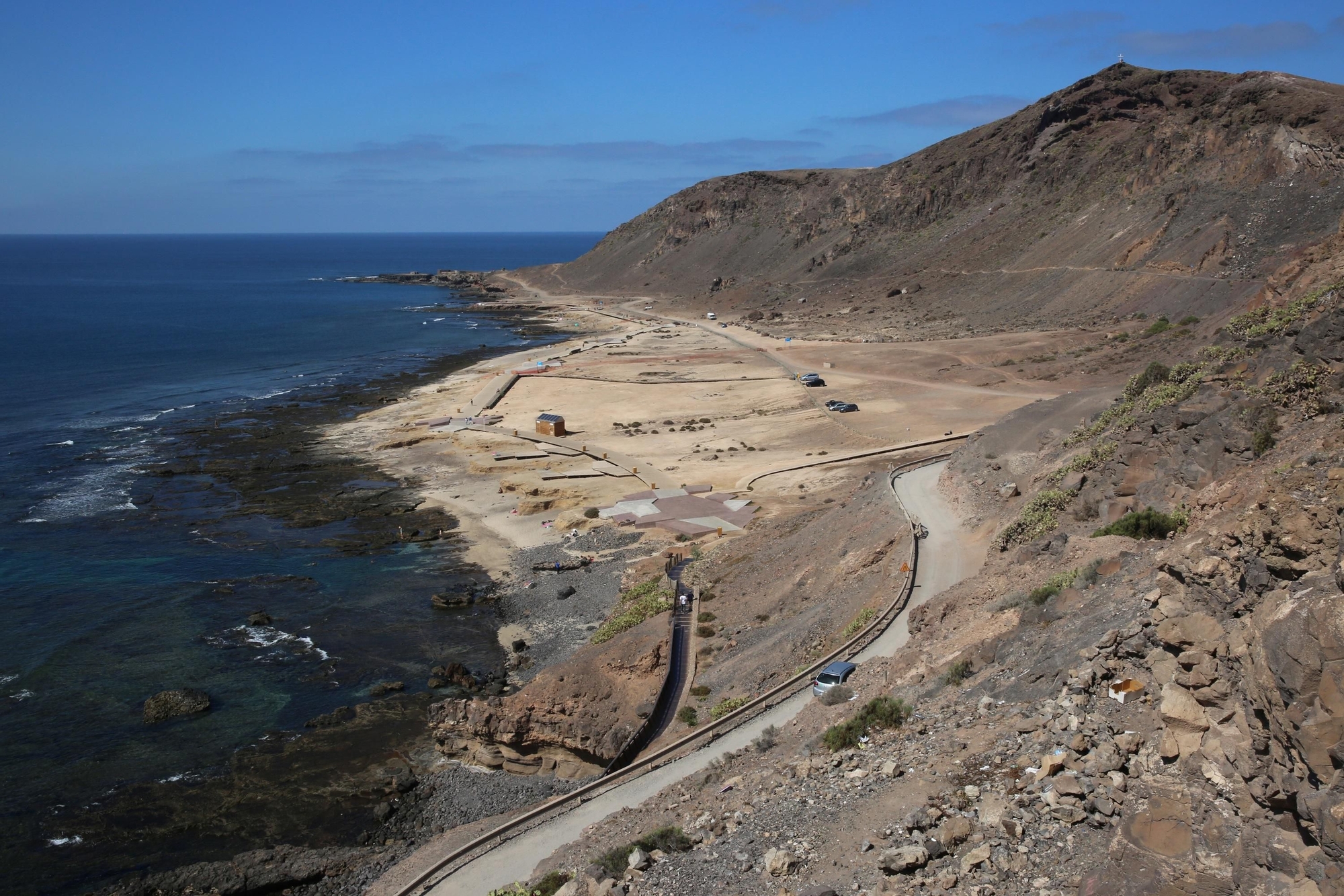 vista de El confital desde arriba